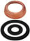 3 Pièces Joint pour Pompe à Piston Type 75, Garniture en Cuir pour Pompes Manuelles, Kit de Joints d'Étanchéité pour Pompe de Jardin, Pompe à Eau, Pièce Détachée