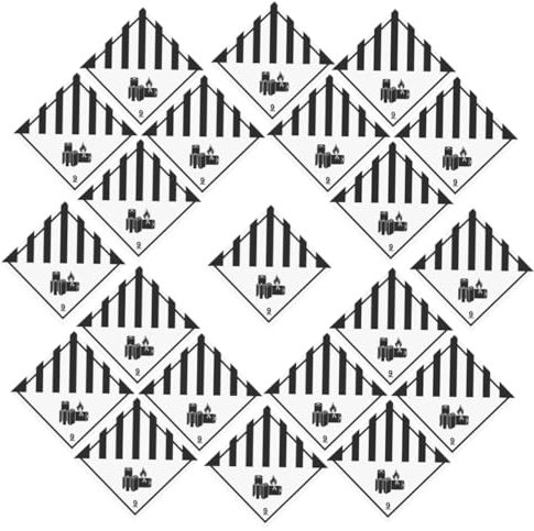 VALICLUD 150pcs Battery Caution Labels: Lithium Ion Battery Caution Labels Transport Warning Stickers Fragile Stickers for Shipping Lithium Batteries