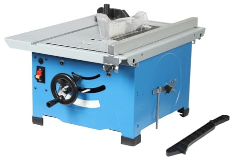 Tischkreissäge, 1400W 220V Winkel Verstellbar Tischsäge, 36 mm Schnitthöhe, 4200r/min Tischkreissägen für Den Heimgebrauch, Persönliche DIY, Oder Holzverarbeitung Arbeitsplätze, bis 50kg