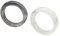 Fluxioxtna 2pcs Farbenfrohe Acrylringe Für Frauen Dünne Runde Ringe Transparent Stapelbare Band Ringe Geburtstag Ornament Geschenke