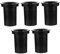 KICHOUSE 5Pcs Plastic Speaker Port Tube Replacement Bass Reflex Pipe Air Outlet for Improved Low Frequency Output Easy Installation Stain Resistant Design