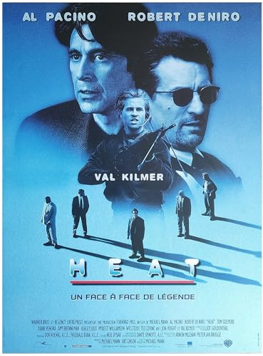 HEAT Kino-Poster Original (Format 54 x 40 cm gerollt) Film 1995 Michael Mann Robert De Niro Al Pacino