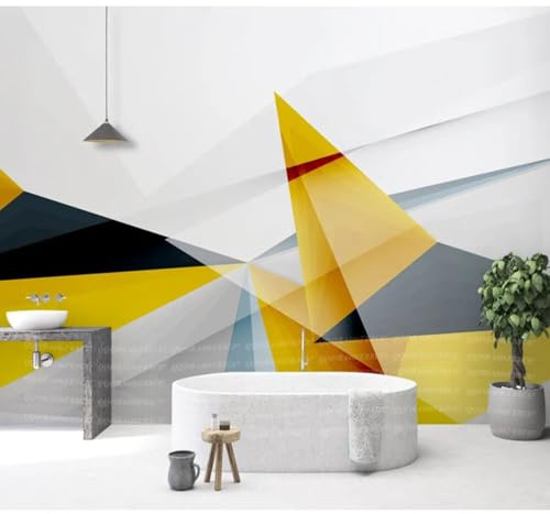 Abstrakt Dreidimensional Geometrisch Kunst Individualität 3D Tapeten Tapete Luxus Home Esszimmer Fototapete Effekt Wohnzimmer Schlafzimmer Kinderzimmer-300cm×210cm