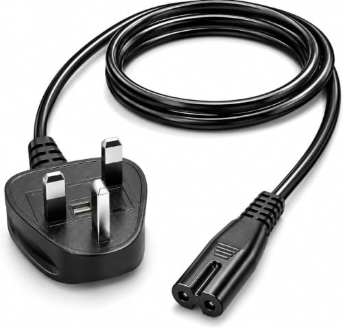 Fastronics UK IEC C7 Figure 8 Power Cable 5m Compatible with LC48LE653U 48-INCH 1080P 60HZ Smart LED TV