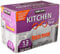 KIRKLAND SIGNATURE 50787 Flex-Tech 13 Gallon Kitchen Trash Bags,White, 200 Count