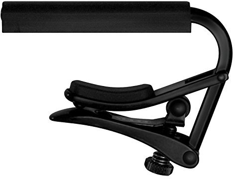 Shubb Gitarren-Kapodaster (C2K), Schwarz Chrom