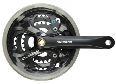 Shimano Acera FC-M361 Kurbelgarnitur 48/38/28 schwarz Kurbelarmlänge 175 mm 2016 MTB