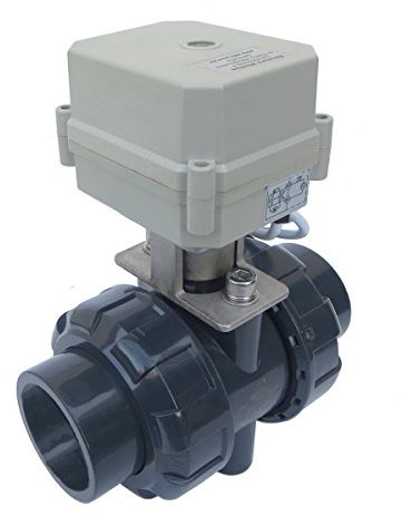 alfa-pool Motorkugelhahn PVC 2 Wege 230V 50mm automatische Rückführung stromlos geöffnet
