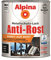 Alpina Metallschutzlack Anti-Rost Schwarz 750ml glänzend