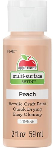 Apple Barrel Acrylic Paint, Peach, 2oz