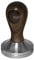 scarlet espresso | Tamper »Classic«, stilvoller Espresso-Stempel mit ergonomischem Griff aus Edelholz, für perfekten Espresso, Barista-Werkzeug (51 mm, Sandelholz - Braun)