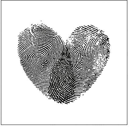 Vaessen Creative Prägeschablone Folder, Fingerabdruck, Zum Hinzufügen von Strukturen, Muster und Hintergründe auf Karten oder Scrapbook-Seiten, Durchscheinend