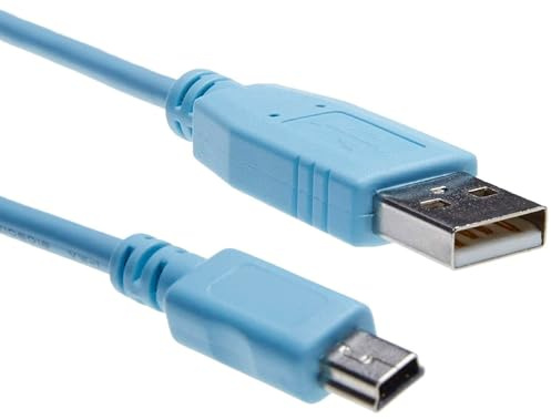 Aexus Console Cable for Cisco | 6 ft USB Type A to Mini-B | CAB-Console-USB= | 37-1090-01