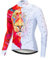 Weimostar Radtrikot Langarm Herren Mountainbike Trikot Zip Shirts Rennrad Bekleidung Outdoor Sport Racing MTB Tops für Herren Bouse Herbst Herbst Atmungsaktiv Schnelltrocknend Gelb Größe XL