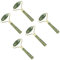 5Pcs Jade Roller Natürliche Gesichts Jade Stein Quarz Roller Vibrierende Gesichts Roller Quarz Jade Massageger?t Hautpflege-Tools für Haut Augen Hals