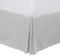 PiccoCasa Cache-sommier plissé pour grand lit, cadre de lit et housse de sommier tapissier – Cache-sommier sur mesure de 40,6 cm, infroissable et résistant à la décoloration, facile à caler, gris