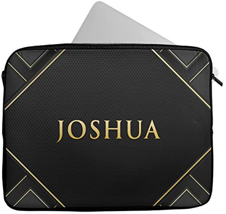 Novelty Things Personalised Any Name Textual Design Laptop Case Sleeve Tablet Bag Chromebook Gift 373 (16-17 inch)