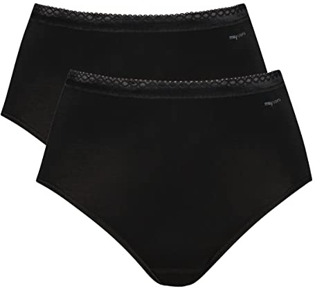 Mey 2er Pack Taillenslip – Damen Slip ohne Seitennähte – Pflegeleichte Pants – Unterhose – 89201 Lights