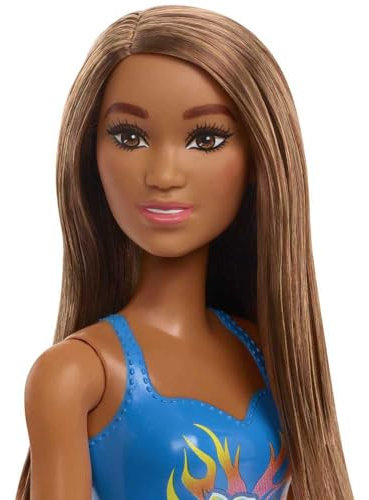 Barbie - Beach Doll - Blue bathing suit (HDC51)