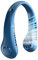 MOREASE Neck Fan, Portable Neck Fan Rechargeable Personal Fan, 3000mAh USB Wearable Hands Free Fan, 4+1 Speeds Cooling Fans, Leafless Hanging Bladeless Mini Neck Fan for Women Men Outdoor (BE+)