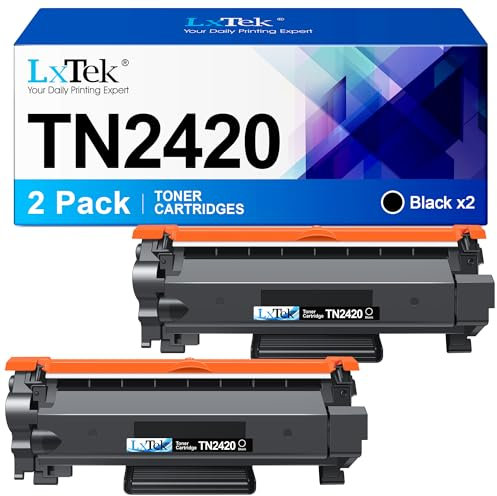 LxTek Toner TN2420 TN 2410 Kompatibel für Brother TN-2420 TN 2420 TN-2410 für Brother MFC-L2710DW MFC-L2710DN HL-L2350DW DCP-L2530DW L2510D MFC-L2730DW MFC-L2750DW HL-L2310D HL-L2375DW (2 Schwarz)