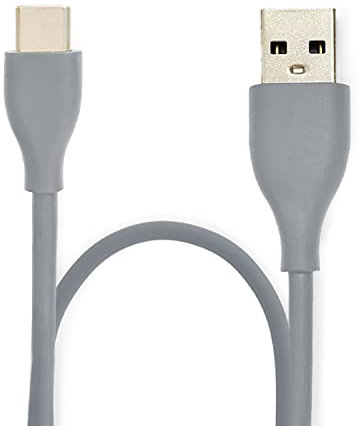 Aiivioll Cable cargador de carga rápida USB-C compatible con auriculares Bose con cancelación de ruido 700, QuietComfort 45, Sleepbuds 2, auriculares deportivos (50 cm/gris)