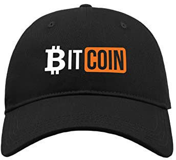 Maikomanija Bitcoin Crypto BTC Baumwolle Curved Visier Baseball Cap Dad Hat Unisex Sport Bequemes Top, Schwarz , One size