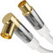 KabelDirekt – 4K TV Aerial Cable, Coaxial Cable, 90° Angled/Straight – 5m – Digital/Analogue – Available in 0.5-20m (Straight Plug/Angled Socket, DVB-C/DVB-T/DVB-S, white)