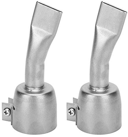2 Pz Aria Calda, Acciaio Inossidabile per Pvc Plastica Leister Saldatore Pvc Pistola Ugello di Saldatura Ugelli Piatti Kit Foglio di Saldatura Accessori