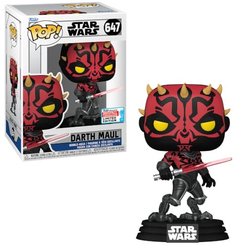 Funko Pop! Star Wars Darth Maul (NYCC'23) 74103 - Vinyl-Figur zum Sammeln - Geschenkidee - Spielzeug für Kinder & Erwachsene - Modellfigur für Sammler und Display
