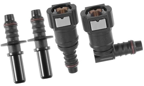 A ABSOPRO Fuel Line Hose Connector 25/64 9.89mm to 13/32 10.5mm (Set of 2)