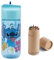 OM SUPPLIES Bouteille réutilisable en Tritan pour enfants 430 ml – Vacances, rentrée scolaire – Plastique sans BPA (Stitch)