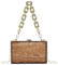 LHHMZ Damen Mode Klare Acryl Clutch Handtaschen Transparente Umhängetasche für den Abend Party Clutch mit Goldkette