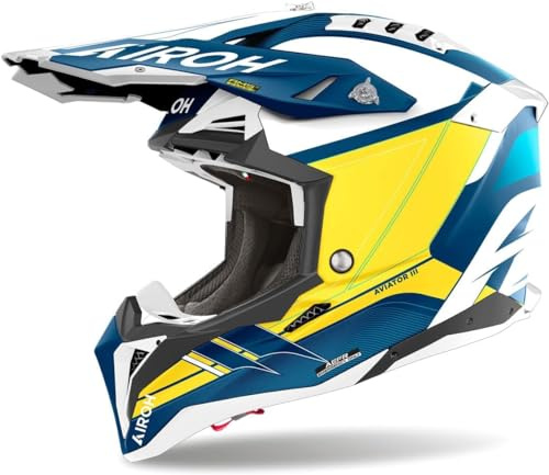 AIROH AVIATOR 3 SABER BLUE MATT M