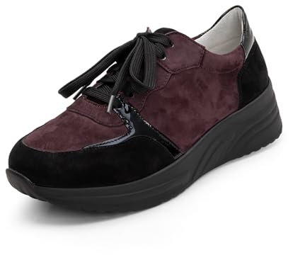 VITAFORM Sneaker Damen Weite H Samtziegenleder aubergine, 40