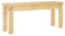 vidaXL Essbank, Sitzbank mit Holzbeinen, Holzbank für Küche Esszimmer Flur, Küchenbank Esszimmerbank, Landhausstil, Massivholz Kiefer