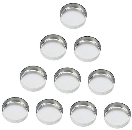 Amosfun Kerzenhalter Dekorative Kerzenbecher Im Schlichten Stil Aluminiummaterial Teelichter für Die Inneneinrichtung