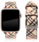 Designer Watch Band Compatible with Apple Watch Band 41mm 40mm 38mm for Women Men, Luxury Leather Strap Replacement Wristband for Apple Watch 9 iWatch 8 7 6 5 4 3 2 1 SE