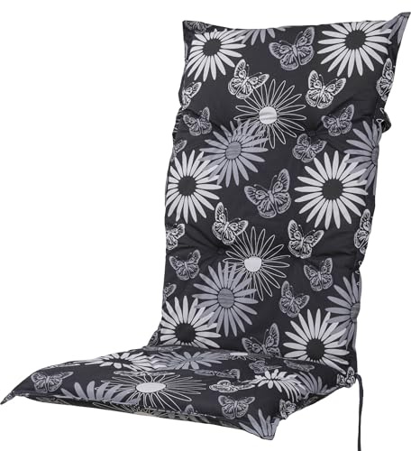 Auflage Hochlehner Naxos 30440-700 schwarz-grau-beige 119x49x6 cm Sun Garden