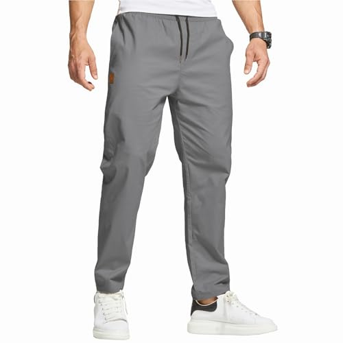 ZOXOZ Men Casual Chino Trousers Joggers for Men Work Trousers Tracksuit Bottoms