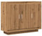 vidaXL sideboard 92x35x75 cm modern oak cabinet engineered wood storage