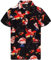 King Kameha Funky-Hawaii-Hemd, Weihnachten, Herren, Kurzarm, Christmas-Space-Santa, Schwarz, 6XL
