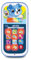 VTech - Allô Bébé Messages Magiques Bleu, Premier Téléphone Interactif, Parlant et Musical avec Enregistreur Vocal, Changeur de Voix et Effets Lumineux, Cadeau Bébé Dès 9 Mois - Contenu en Français