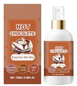 Pralinen Cream Puff Body Milk Mist, Scentnity Body/Hair Milk Mist, Sweet Milk Pralinen Body Mist, Body Milk Mist Pralinen Creampuff Hair Mist Perfume, Pralinen Milk Body Lotion (1PC)