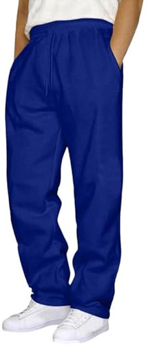 generisch Baggy Jogginghose Herren Sporthose Herren LAN Baumwolle Trainingshose Sporthose Freizeithose Lang Hosen Klassische Sweathose mit Taschen Winter