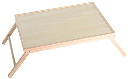 KALLORY 1stk Computertisch Arbeitstisch Klappbarer Schreibtisch Für Zu Hause Schreibtisch Zu Hause Schreibtisch Im Schlafzimmer Laptop-Tisch Studentischer Lerntisch Hölzern Beige