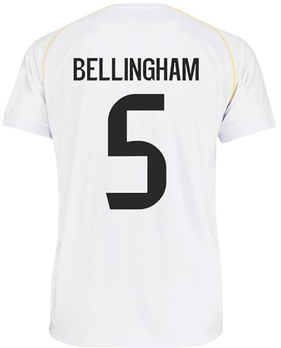 Real Madrid Camiseta Adulto 1a equipación 25-26 - Réplica Oficial Bellingham