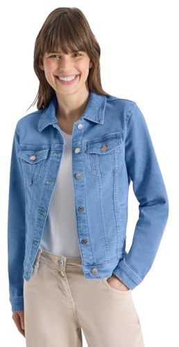 Cecil Damen Jeansjacke mit Brusttaschen und Knöpfen