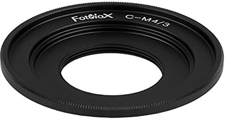 Fotodiox Lens Mount Adapter, C-Mount Movie Lens to MFT Micro 4/3 Four Thirds System Camera Mount Adapter, for Olympus Pen E-PL1, E-P2, Panasonic Lumix DMC-G1, G2, GH2, GF1, GH1 G10