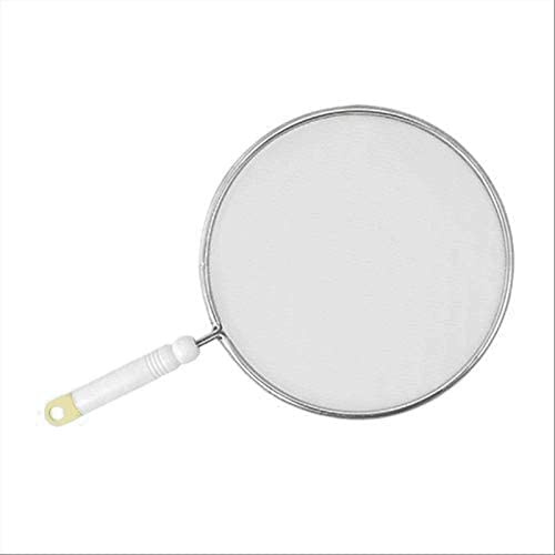 Spritzschutz Produkt aus Netz von Aluminium Dicht Gewebt. Geeignet für Schutz Spritzwasser-Spinne oder Kochen in Küche. VA Auf Töpfe oder Pfannen wie ein Deckel. Komplett mit Griff aus Kunststoff.